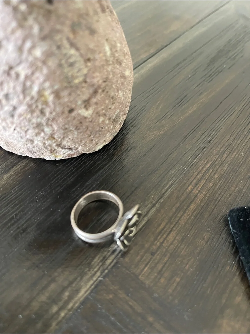 Silpada Sterling Silver Rose Ring - Silver Floral Band